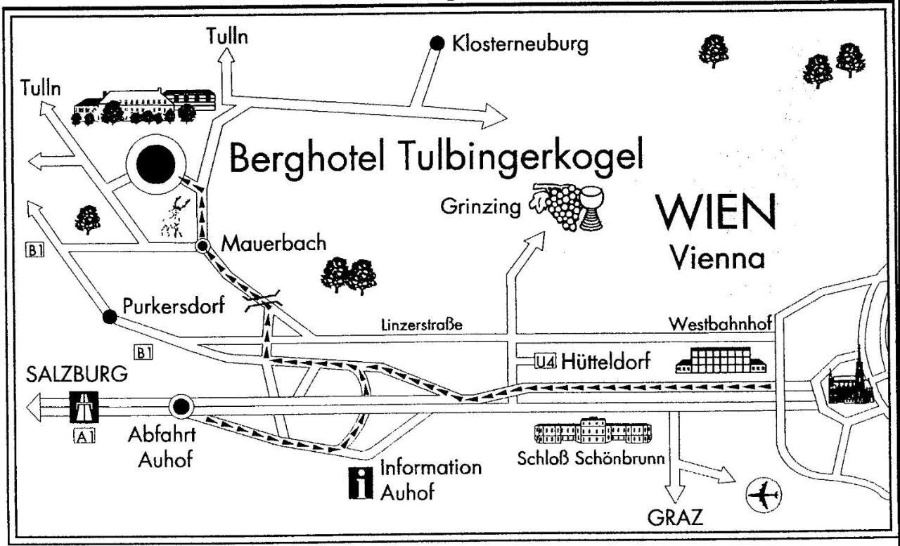 Berghotel Tulbingerkogel Mauerbach Exteriér fotografie